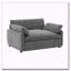 Fauteuil simple surdimensionné en chenille 50 * 43 ", chaise d'appoint large et profonde-1441404538