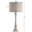 Lampe de table rustique 33 po Sylvania