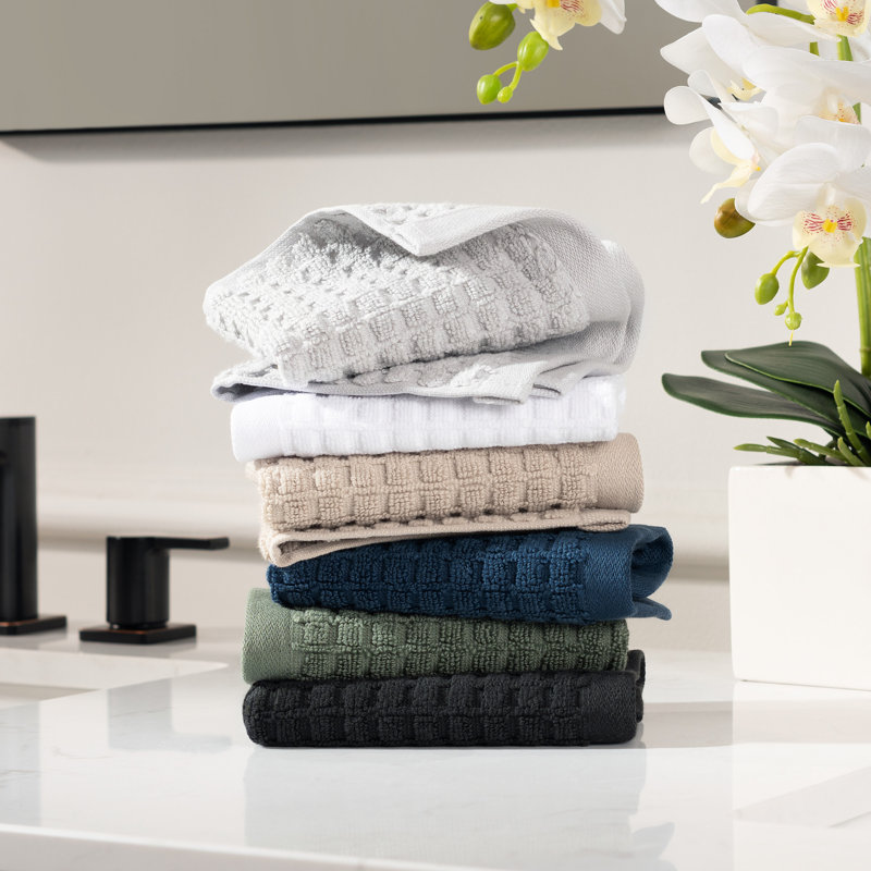 DKNY Quick Dry 6-piece Set, Denim, 6 Piece Towel Set