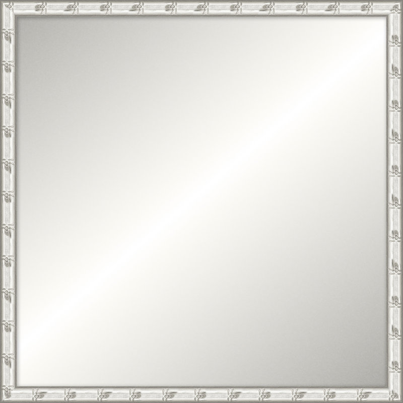 Adelaide Mirror, Silver, Square 23.75" x 23.75", Non-Beveled