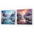 Cadre flottant blanc
