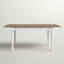 Table de salle à manger en bois d'hévéa Kinsler