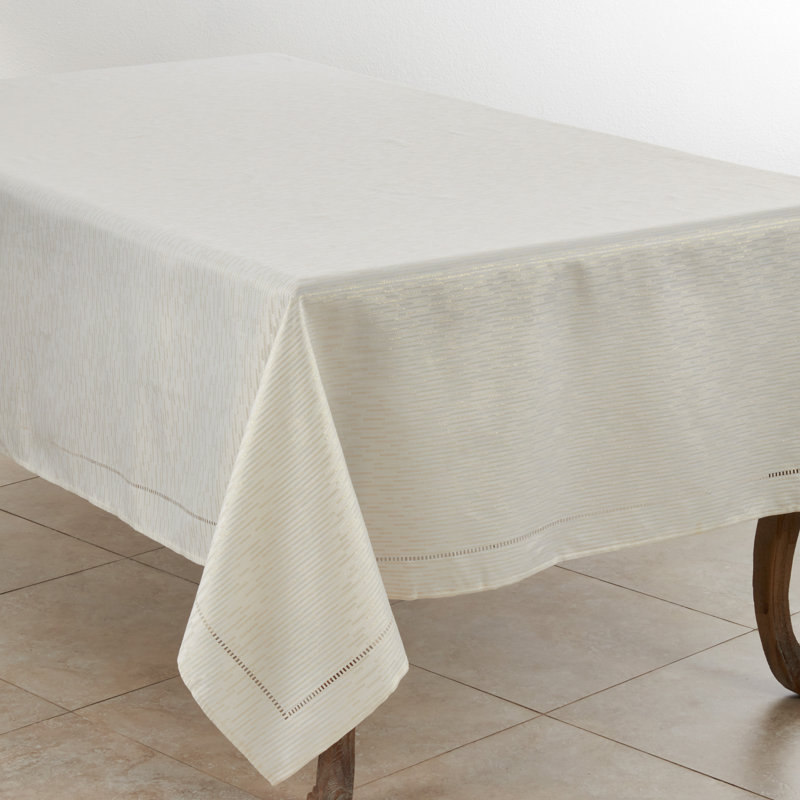 Axelle Striped Tablecloth, 160" x 65"