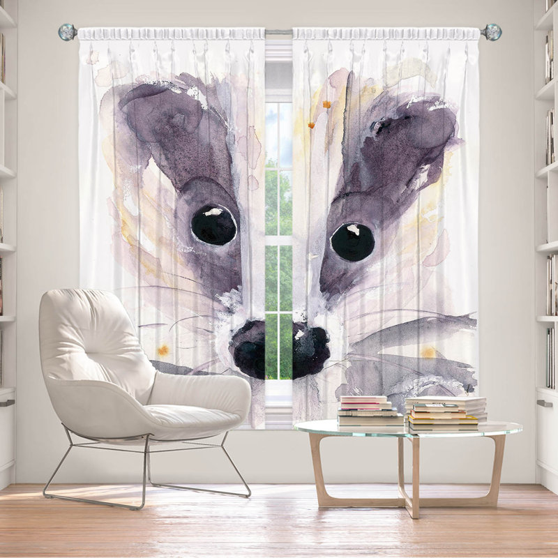 Rideau simple obscurcissant avec passe-tringle Delaughter, L 40 po x L 82 po