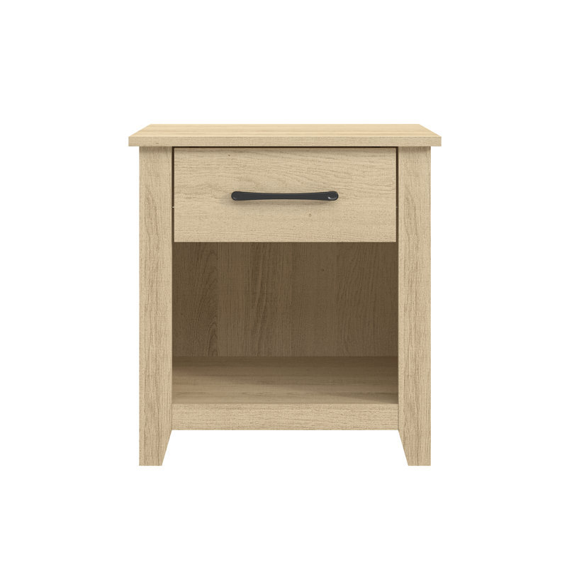 Walter 20.3" 1 Drawer Nightstand, Oslo Oak