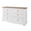 Solid Wood 3 Piece White Bedroom Set