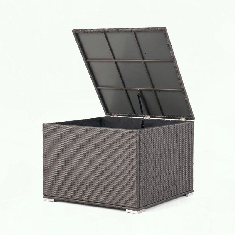 Boîte de rangement extérieure Santa Rosa avec cadre en fer robuste