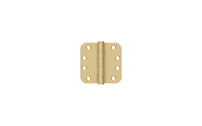 Steel Hinge, Brushed Brass, Steel