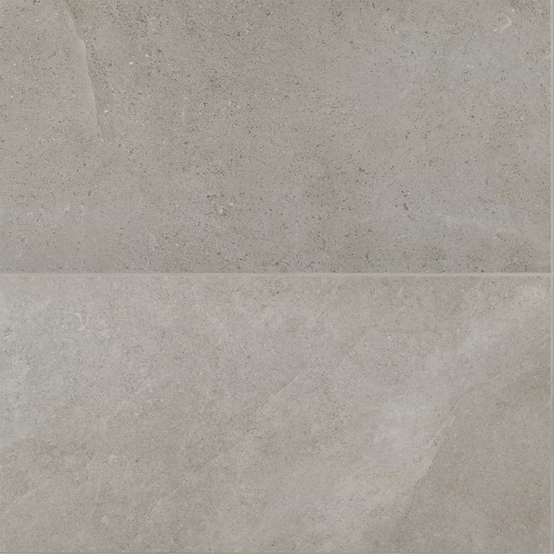 New Rock 12x24 Matte Porcelain Tile, Fumo Light Gray