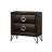 2 Drawers Nightstand With Ring Pulls
