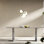 Reynal Rectangular with Stainless Steel Base Dining Table