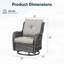Swivel and sliding wicker patio chairs-2117509975-2117509931