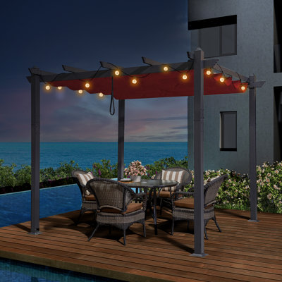 Aluminium Pergola with Canopy