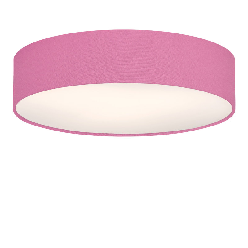 Parvin Flush Mount, 13cm H x 51cm W x 51cm D, Purple