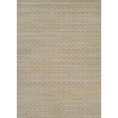 Demeatra Riad Sand Trellis Indoor Outdoor Area Rug