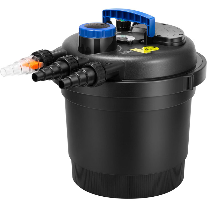 2380GPH Bio Pressure Pond Filter with 13W Light