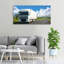 White Truck - No Frame Print on Glass-1728818910-1728818897
