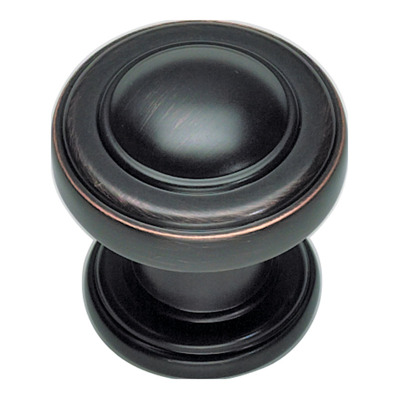 Bronte 1 1/8" Diameter Round Knob, Venetian Bronze