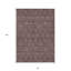 Tapis extérieur lavable floral gris et taupe 8 pi x 10 pi