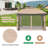 12 pi. L 10 pi. D Pavillon de jardin en acier