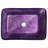 Eden Bath 13 " Glass Rectangular Bathroom Sink