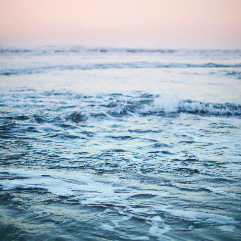 Pacific Ocean Waves - Photographie sur toile tendue, Wrapped Canvas, H 12 po x l 12 po, Non