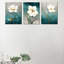 3 Piece Wrapped Canvas Print-1231337306