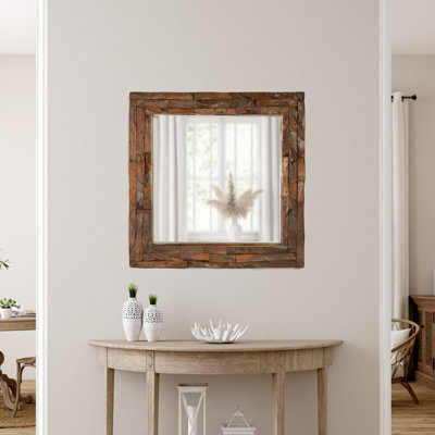 Miroir teck