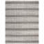 Tapis gris / noir en viscose / laine tissé à la main Natura-825176374