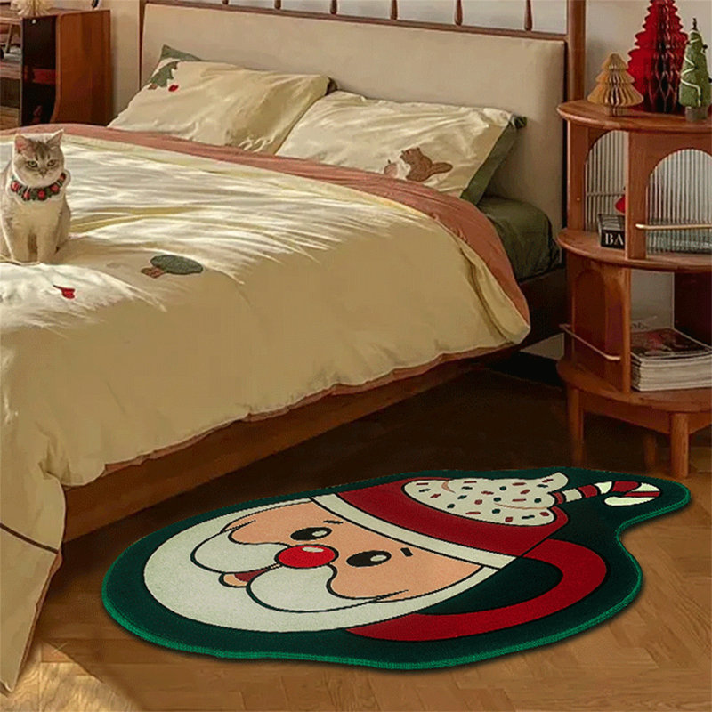 Tapis fantaisie Joyful Santa Claus