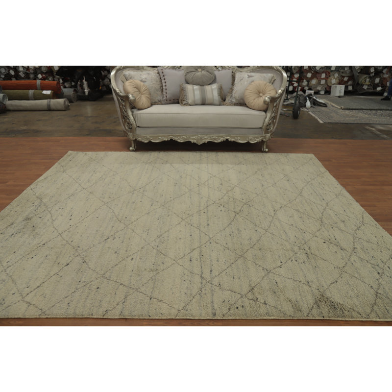 Tapis à motif de treillis marocain All-Over 8 x 10