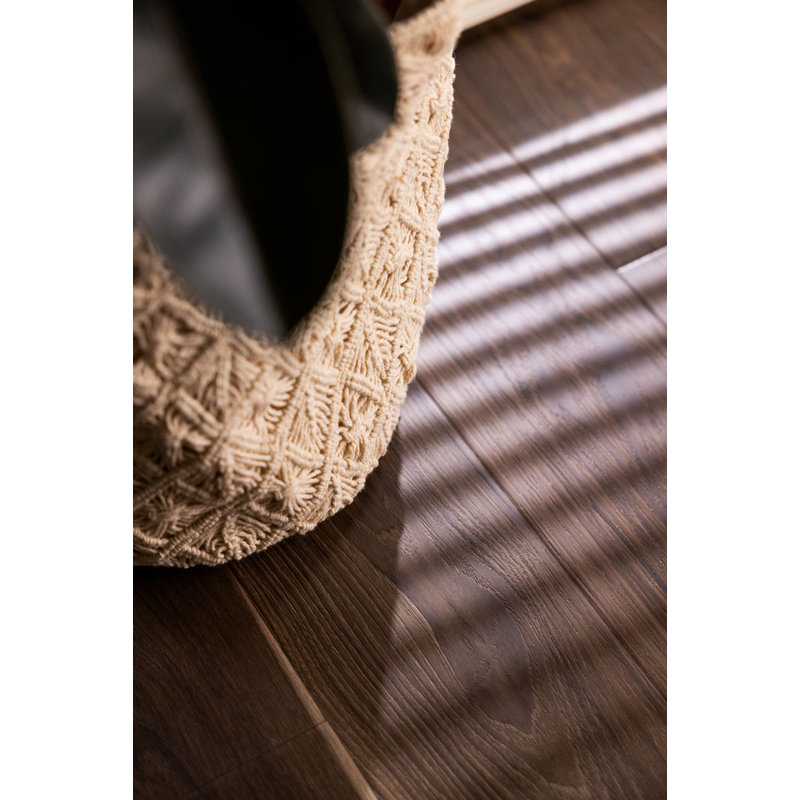 Shaw Unshakable HD Plus Natural Bevel 8-mm T x 7-in W x 48-in L Waterproof Luxury Vinyl Plank, Coffee Bean