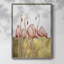 Flamant rose I, reproduction encadrée - bois massif-990639770