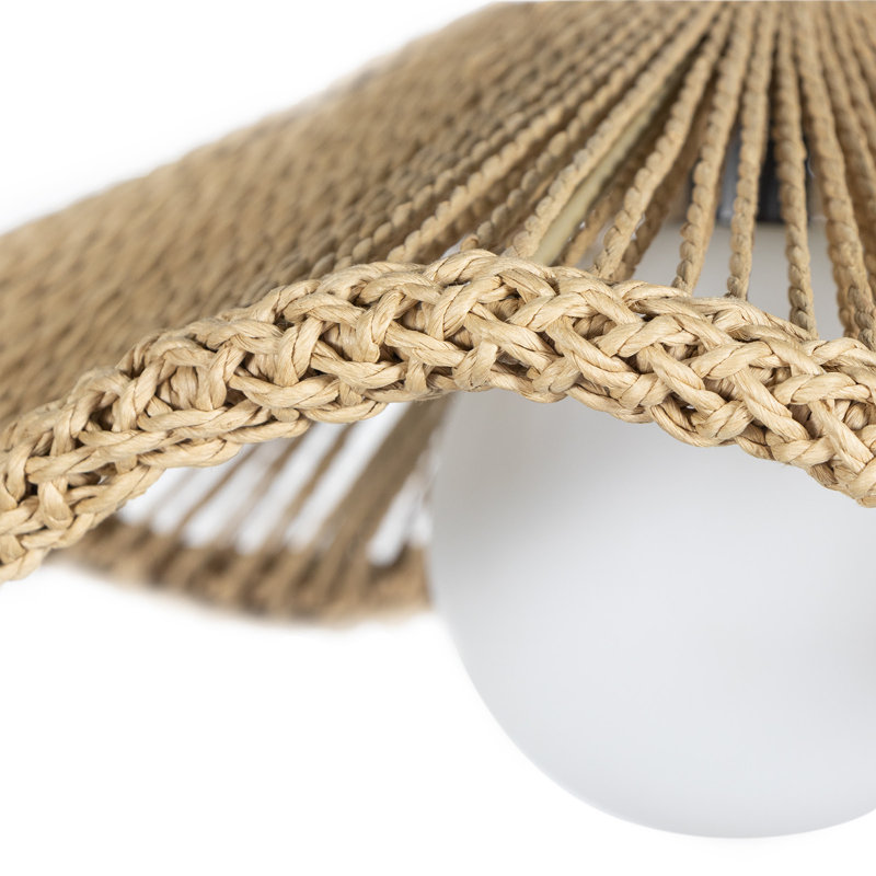 Provence Cafe Pendant, 7.5" H x 15.25" W x 15.25" D