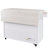 Kitchen Island with Trash Can Storage Cabinet, Kitchen Cart with Drop Leaf, Spice Rack, Towel Rack and Drawer, Rolling Kitchen Island on Wheels with Adjustable Shelf, White-1732062627