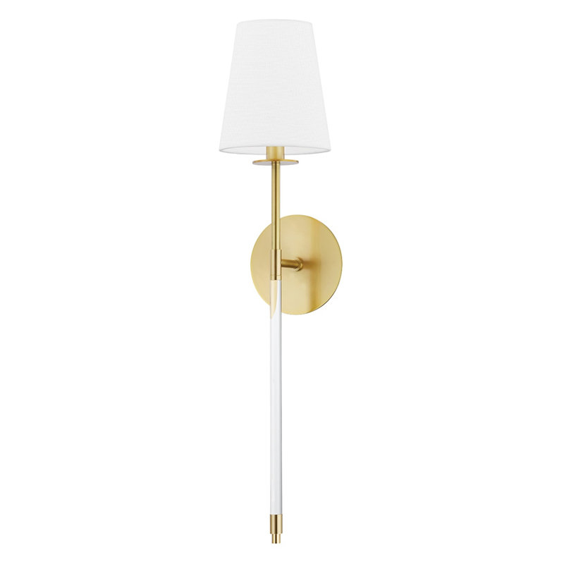 Niagra 1 - Light Wallchiere, Aged Brass