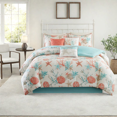 Ensembles de literie de qualité supérieure en satin de coton de style bord de mer pour la maison