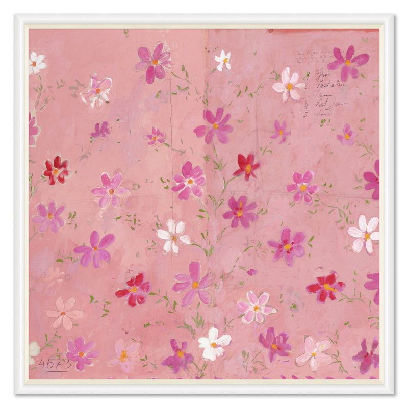 Pervenche Print by Paule Marrot Soicher Marin, White Framed