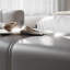 Banc rembourré en cuir véritable-99695338