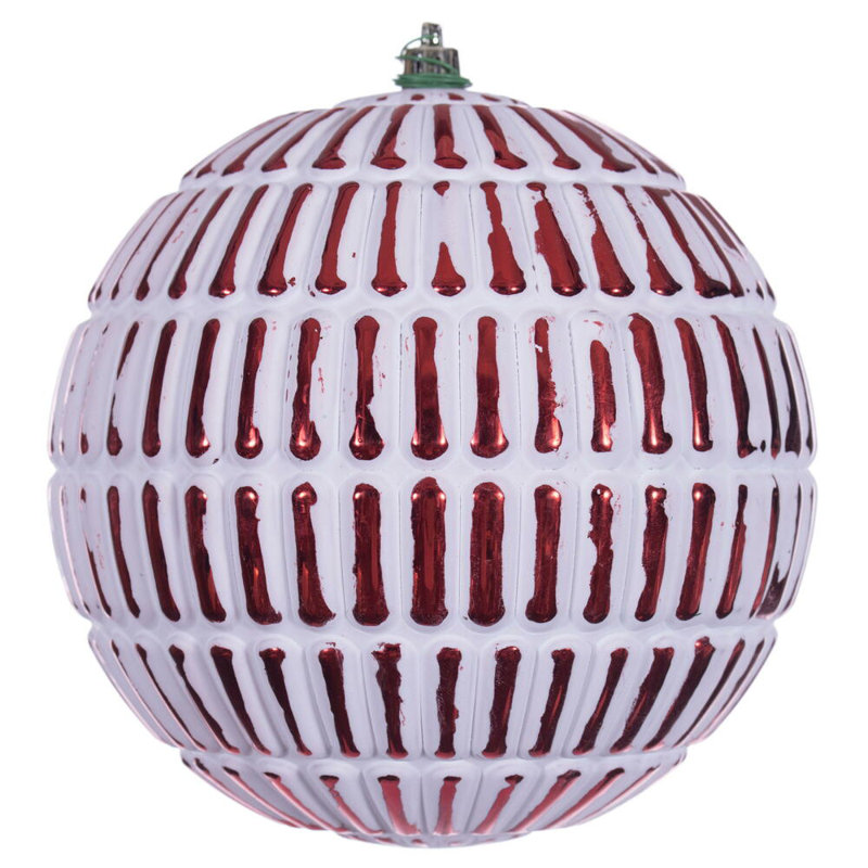 Boule, H 6 po x l 6 po x P 6 po, Rouge