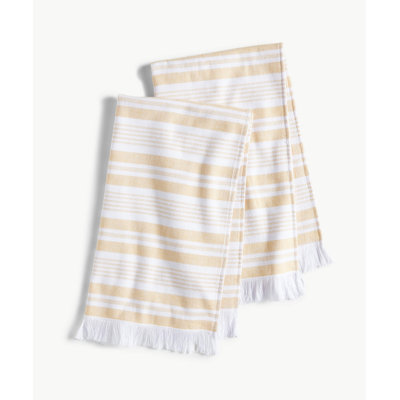 Cotton Stripe Waffle Kitchen Towels Kitchen Towel