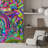 Vibrant Graffi Street Paint Peel & Stick Border-93867388