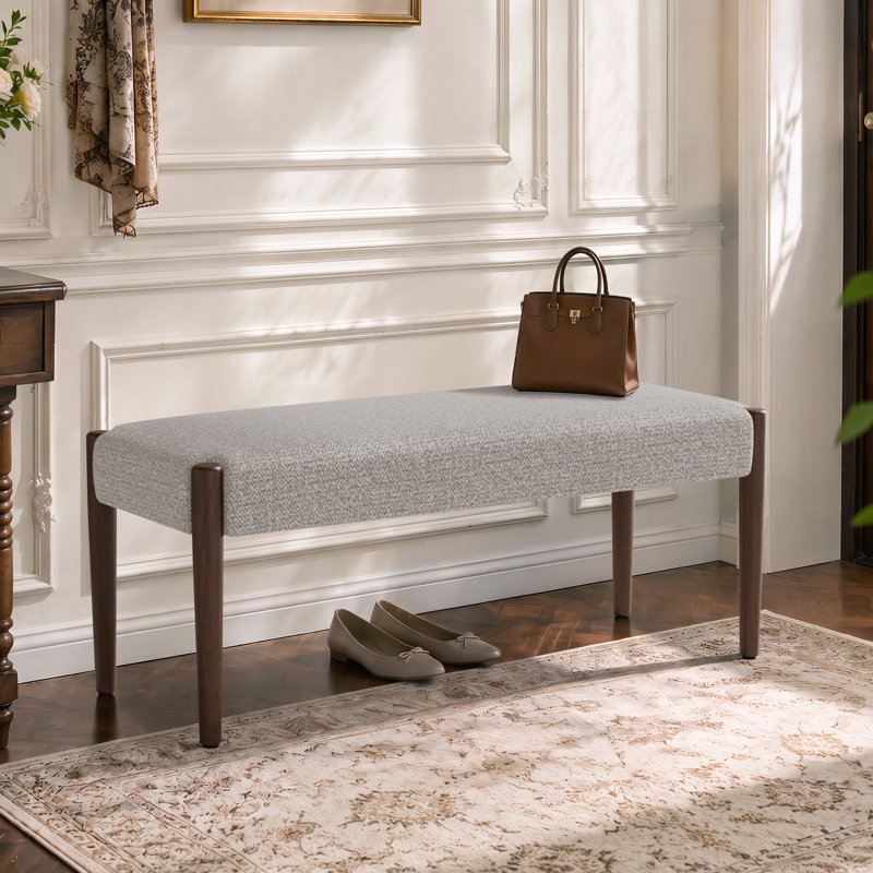 Banc de salle à manger rembourré Modern, Brun