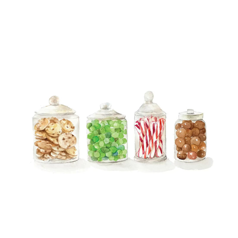 Holiday Candy I by Lanie Loreth - Wrapped Canvas Painting, 101.6 cm H x 66.04 cm W x 1.91 cm D