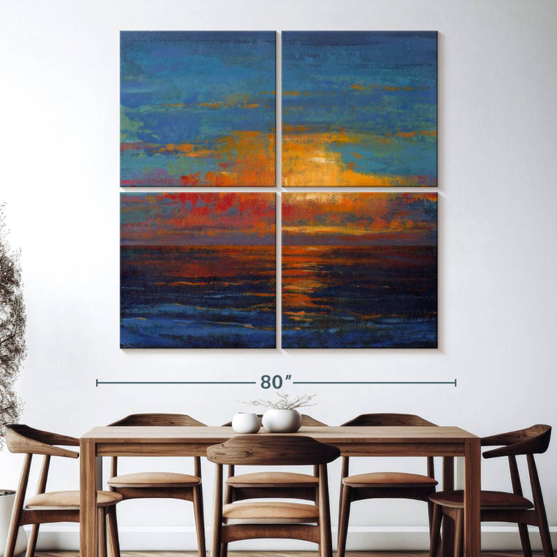 Gillard Sun Down I, 74" H x 74" W
