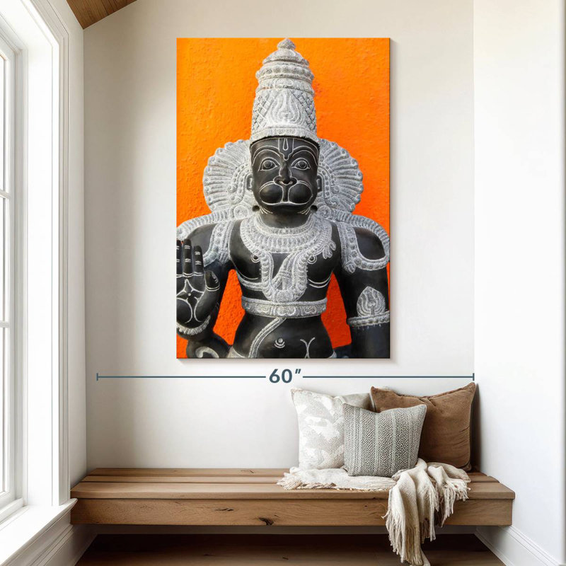 Adella Hindu Lord Hanuman, 51" H x 34" W