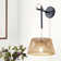 Elena Rattan Plug-in Swing Arm Sconce with Bulb Included