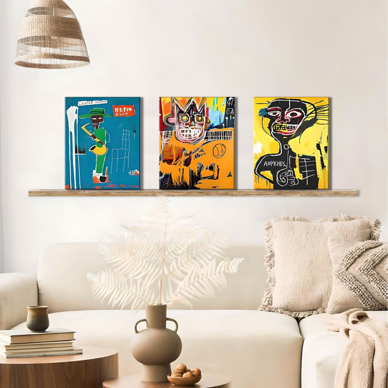 Peinture décorative sur toile (3 pièces)