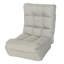 Grey Reclining Chair, Multifunctional For Leisure Time - Metal Frame Ergonomic Seat Provides Support