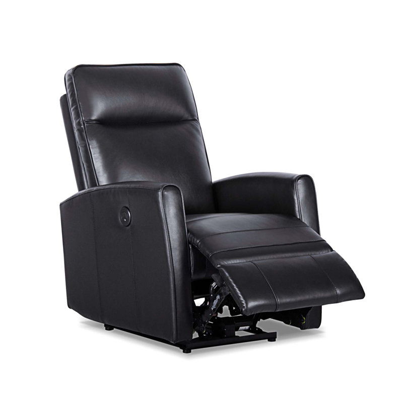 Fauteuil inclinable électrique Meissa, Cuir noir